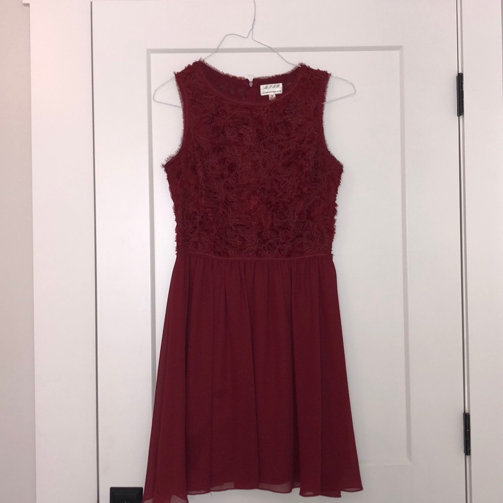 Maroon dress